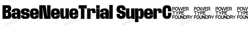 BaseNeueTrial SuperC字体转换
